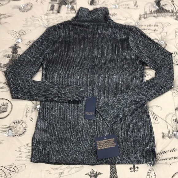 Rachel Rachel Roy Val Metallic Turtleneck Top - Picture 4 of 7